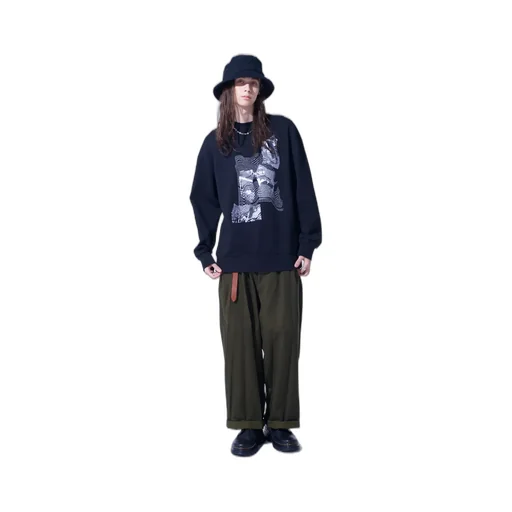 Yy Message Collage Graphic Pullover