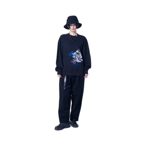 Ukiyo-E Graphic Pullover Women