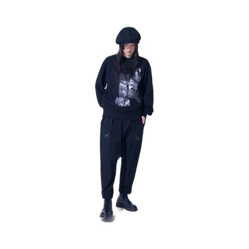 Yy Message Collage Graphic Pullover