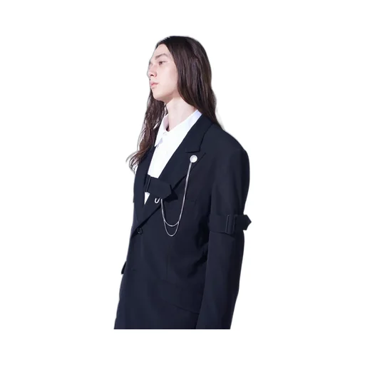 Pe/Gabardine Belted Bandage Jacket
