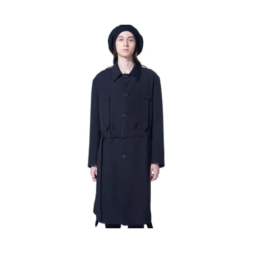 Pe/Gabardine Belted Bandage Coat