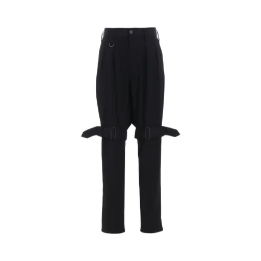 Pe/Gabardine Belted Bandage Pants