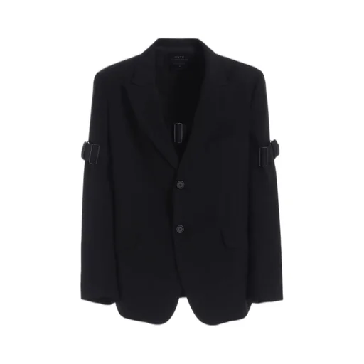 Pe/Gabardine Belted Bandage Jacket