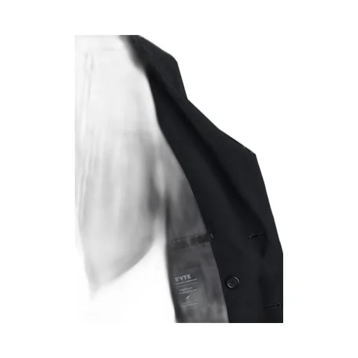 Washer Wool Gabardine Slim Long Jacket