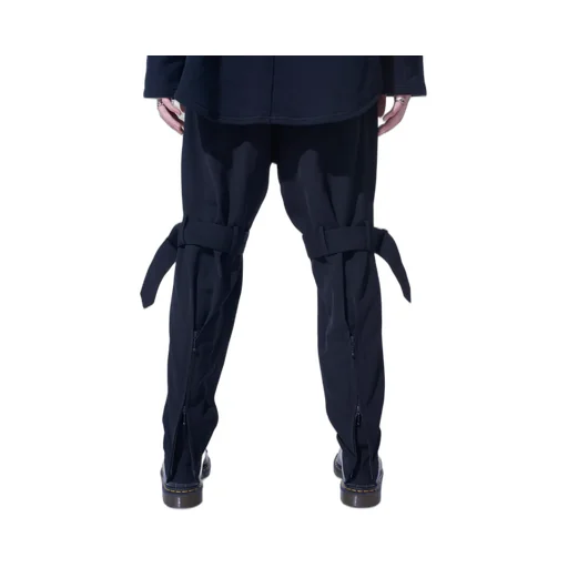 Pe/Gabardine Belted Bandage Pants