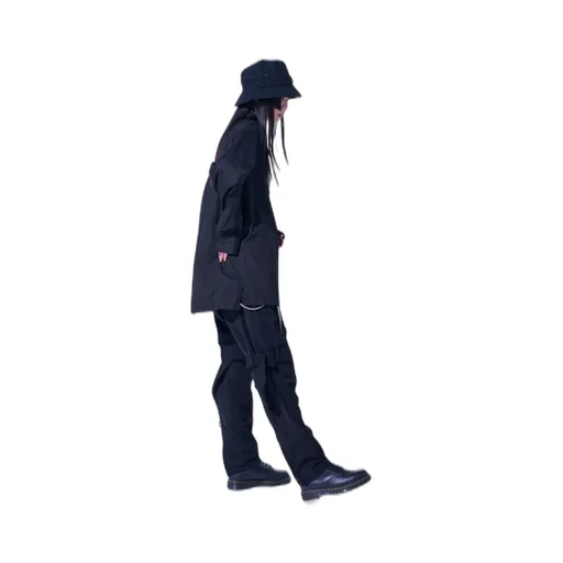 Pe/Gabardine Belted Bandage Pants