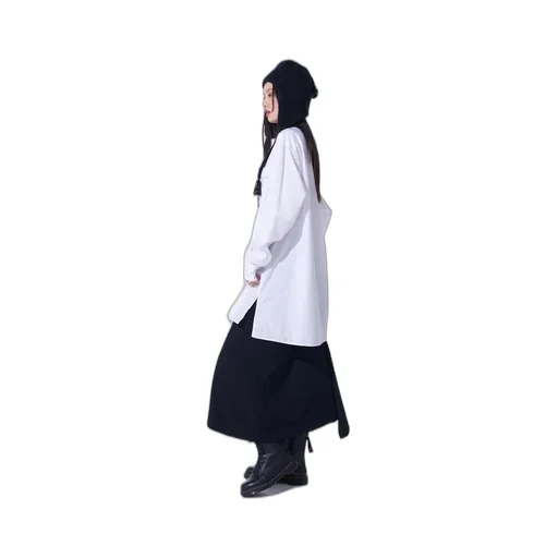 Cotton Broad Pleated Shirt