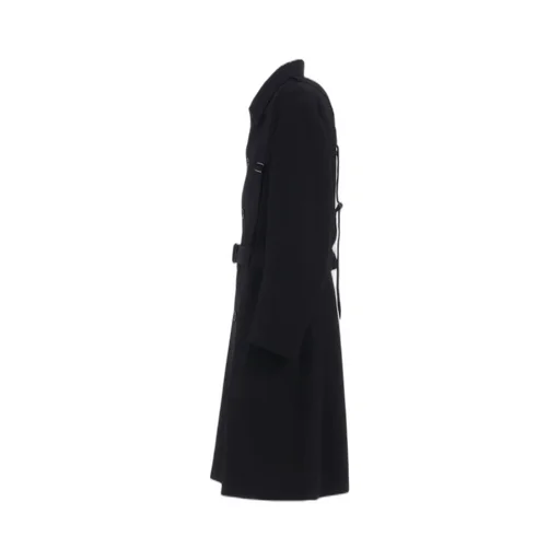 Pe/Gabardine Belted Bandage Coat