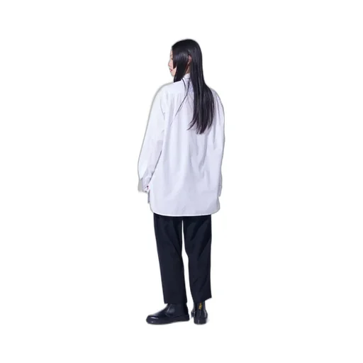 Cotton Broad Loose-Fit Regular Collar Shirt