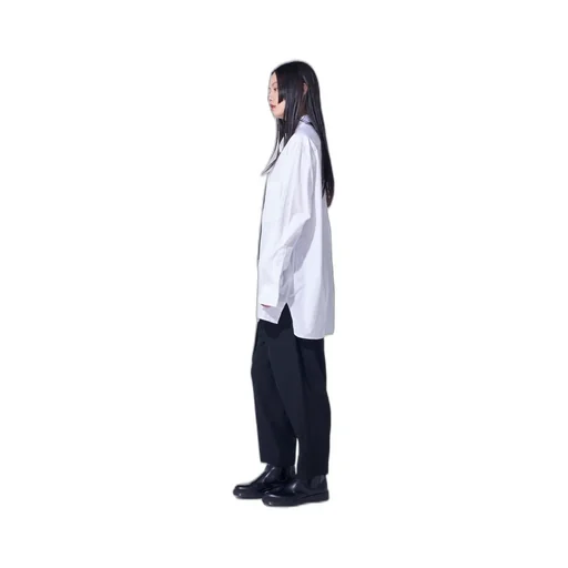 Cotton Broad Loose-Fit Regular Collar Shirt