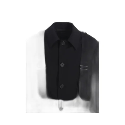 Pe/Gabardine Belted Bandage Coat