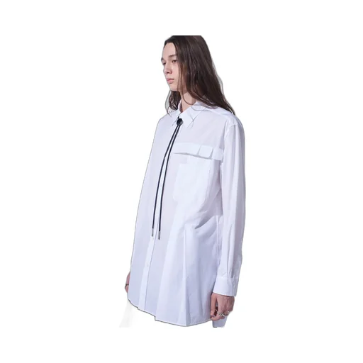 Cotton Broad Pleated Shirt
