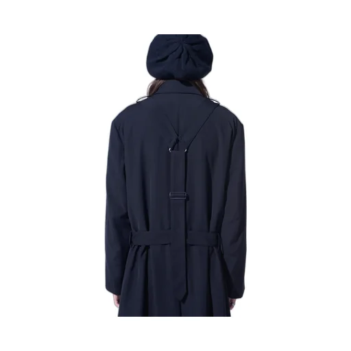 Pe/Gabardine Belted Bandage Coat