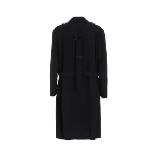 Pe/Gabardine Belted Bandage Coat