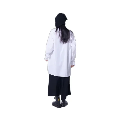 Cotton Broad Pleated Shirt