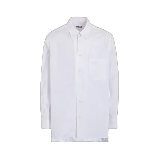 Cotton Broad Loose-Fit Regular Collar Shirt