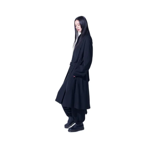 Pe/Gabardine Belted Bandage Coat