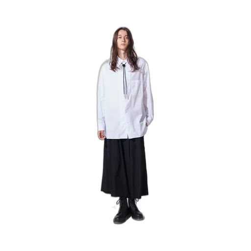 Cotton Broad Loose-Fit Regular Collar Shirt