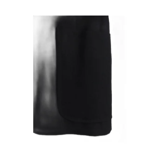 Washer Wool Gabardine Asymmetrical Pleated Jacket