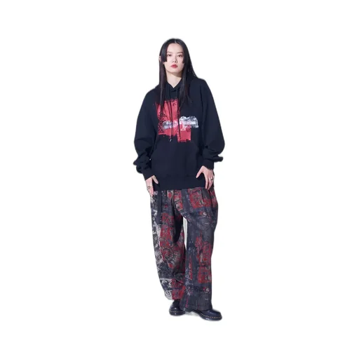Collage Graphic Hoodie The Last Supper