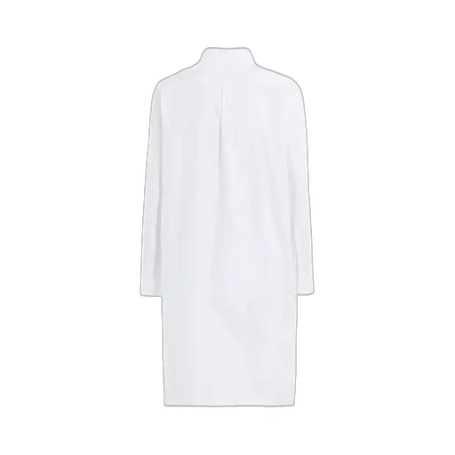 Cotton Broad Button Slits Long Shirt