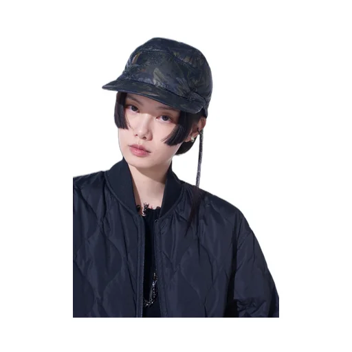 【S'yte X Taion】Dahlia Camouflage Quilted Down Jet Cap
