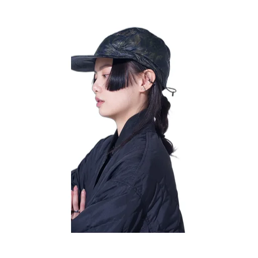 【S'yte X Taion】Dahlia Camouflage Quilted Down Jet Cap