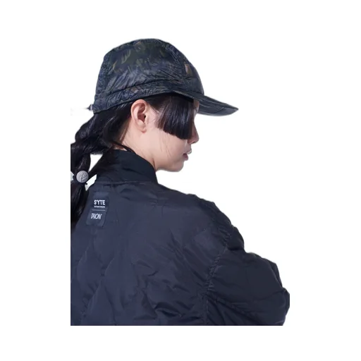 【S'yte X Taion】Dahlia Camouflage Quilted Down Jet Cap