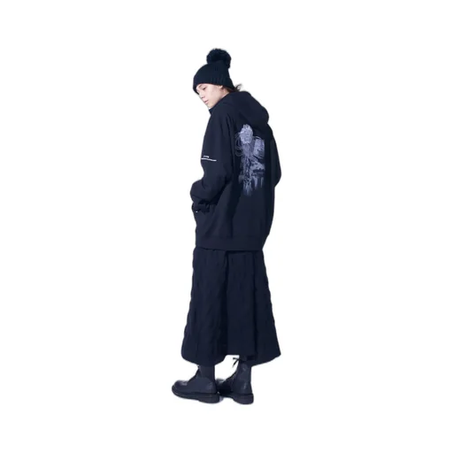 French Terry Graphic Zip-Up Hoodie Jellyfish