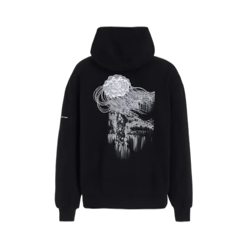 French Terry Graphic Zip-Up Hoodie Jellyfish
