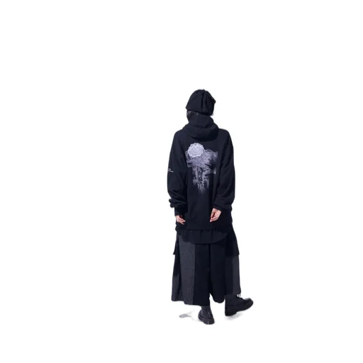 French Terry Graphic Zip-Up Hoodie Jellyfish