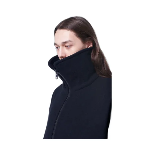Double-Weave Melton Oversized Long Truck Top