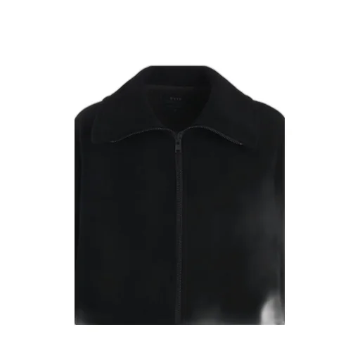 Double-Weave Melton Oversized Long Truck Top