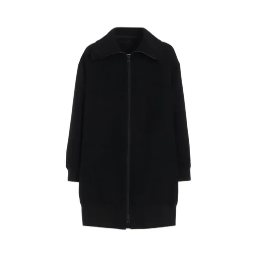 Double-Weave Melton Oversized Long Truck Top