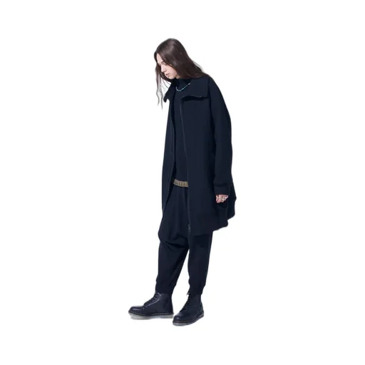 Double-Weave Melton Oversized Long Truck Top