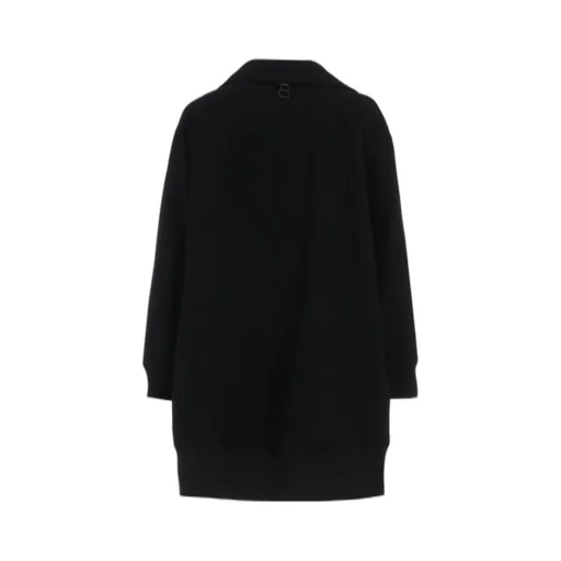Double-Weave Melton Oversized Long Truck Top