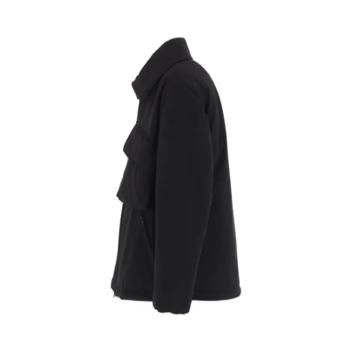 Water-Repellent Stretch Taffeta Oversized Puffer Blouson
