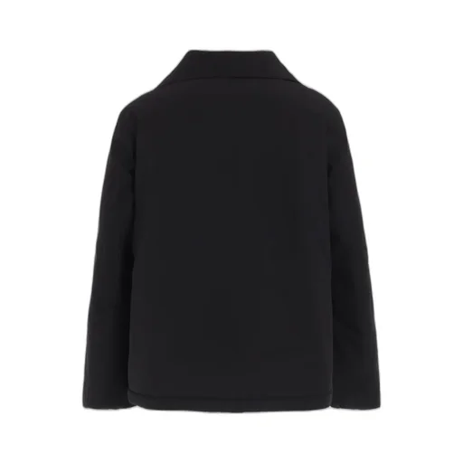 Water-Repellent Stretch Taffeta Oversized Puffer Blouson