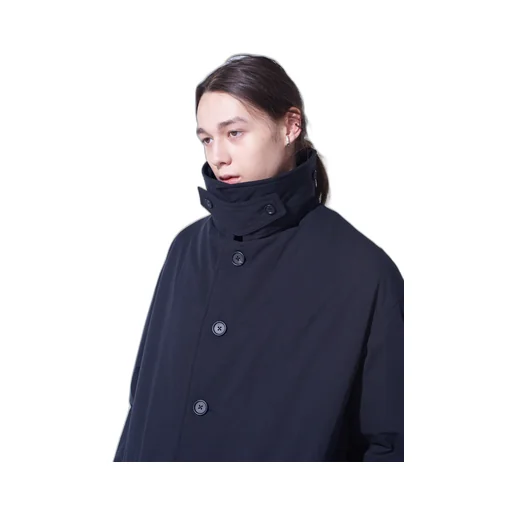 Water-Repellent Stretch Taffeta Puffer Coat