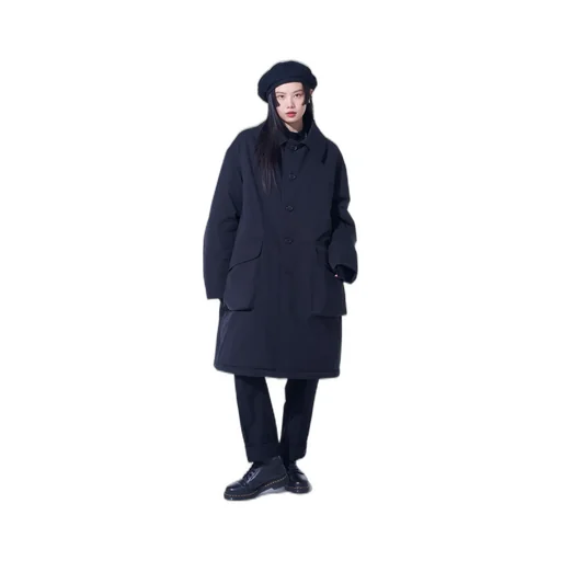 Water-Repellent Stretch Taffeta Puffer Coat