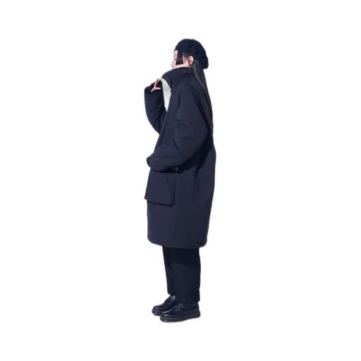 Water-Repellent Stretch Taffeta Puffer Coat