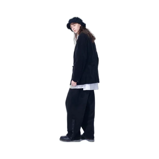 6W Soccer Corduroy Oversize Notched Lapel Jacket