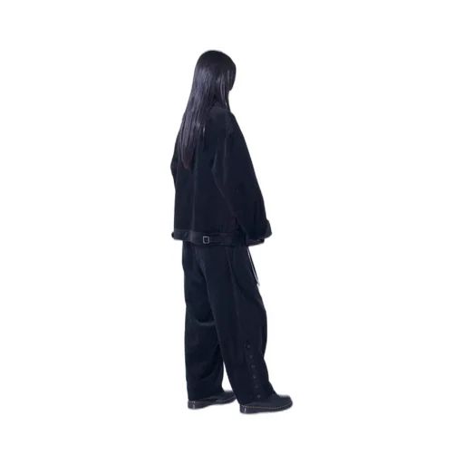 6W Soccer Corduroy Oversized Zipper Blouson