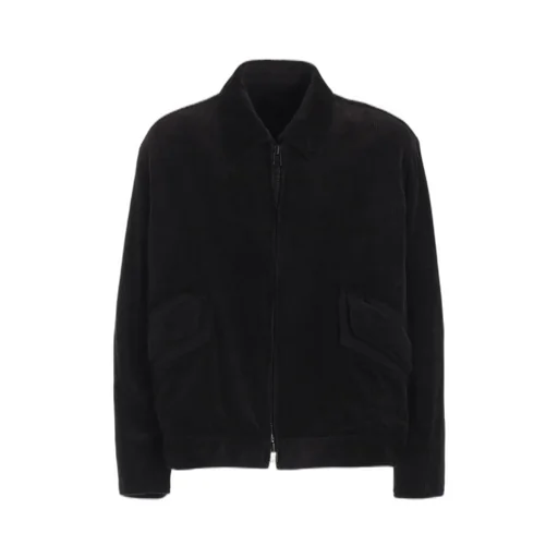 6W Soccer Corduroy Oversized Zipper Blouson
