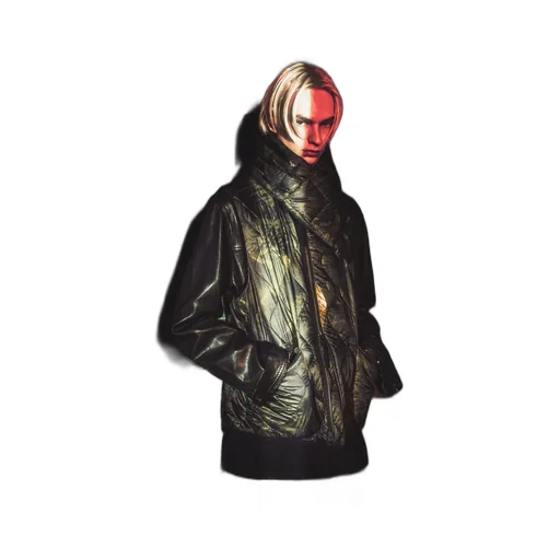 【S'yte X Taion】Dahlia Camouflage Quilted Down Reversible Scarf