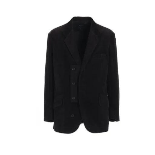 6W Soccer Corduroy Oversize Notched Lapel Jacket