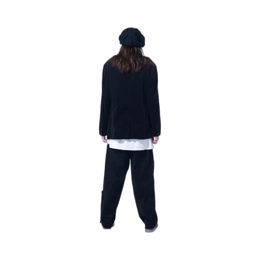 6W Soccer Corduroy Oversize Notched Lapel Jacket