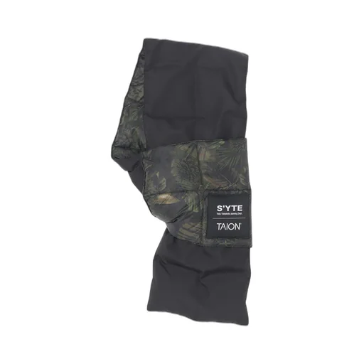 【S'yte X Taion】Dahlia Camouflage Quilted Down Reversible Scarf