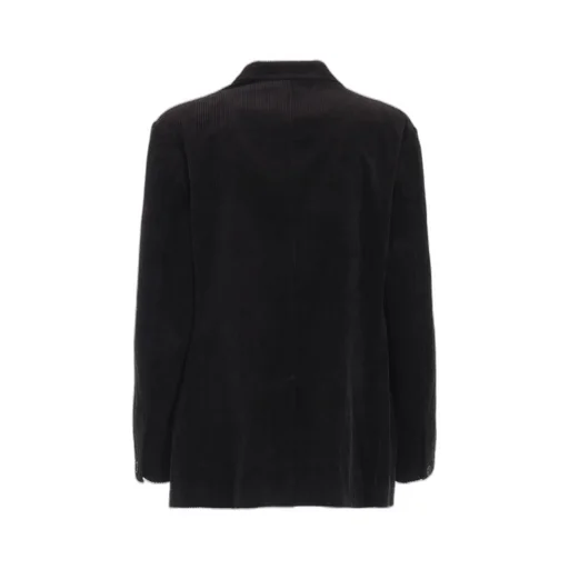 6W Soccer Corduroy Oversize Notched Lapel Jacket