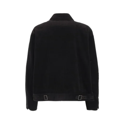 6W Soccer Corduroy Oversized Zipper Blouson